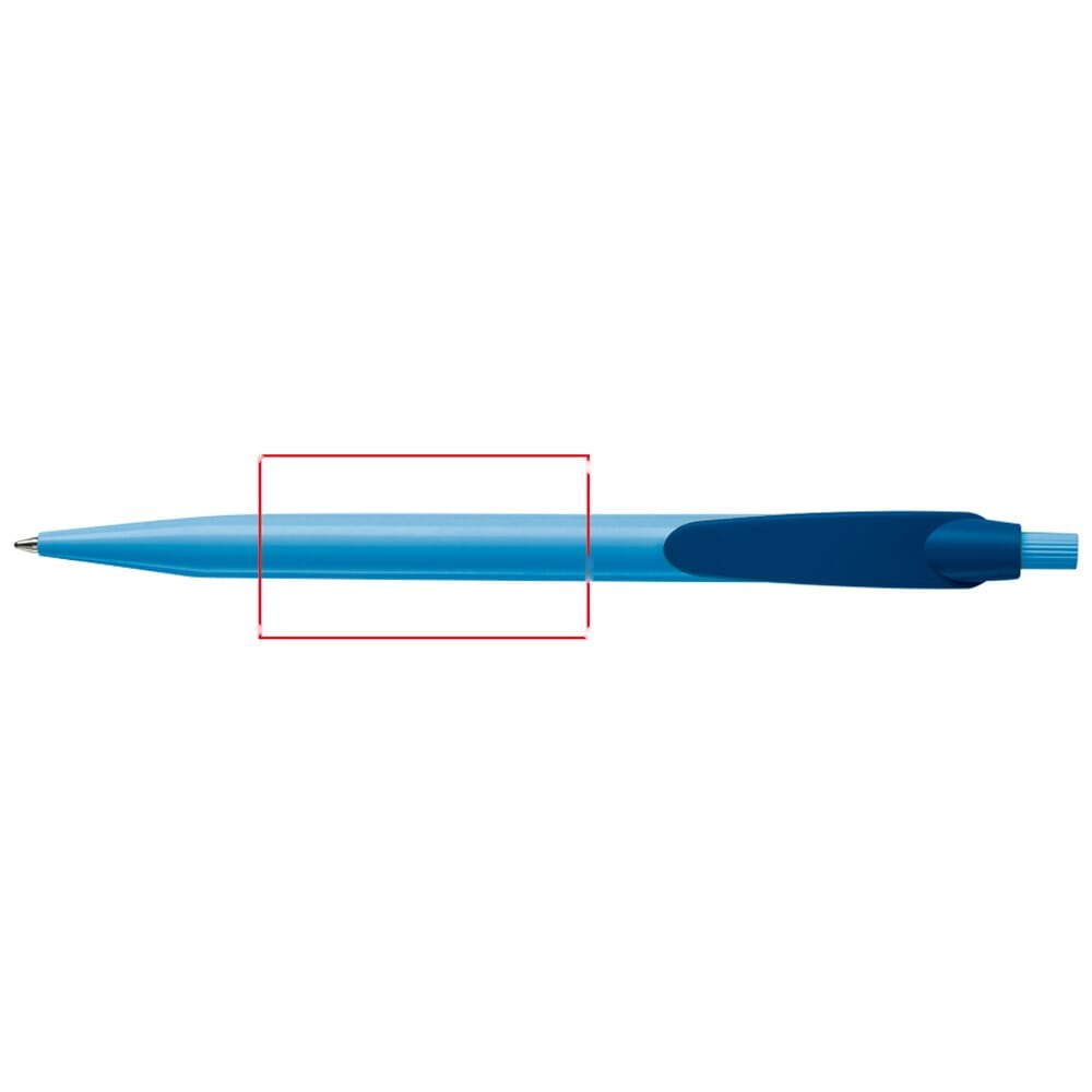 Balpen Cosmo combi — drukvlak verlengde van de clip