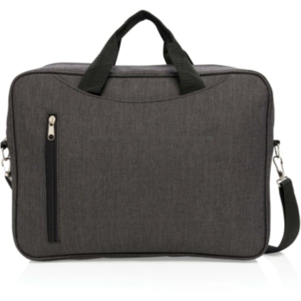 Basic 15” laptop tas PVC-vrij — drukvlak artikel voorzijde