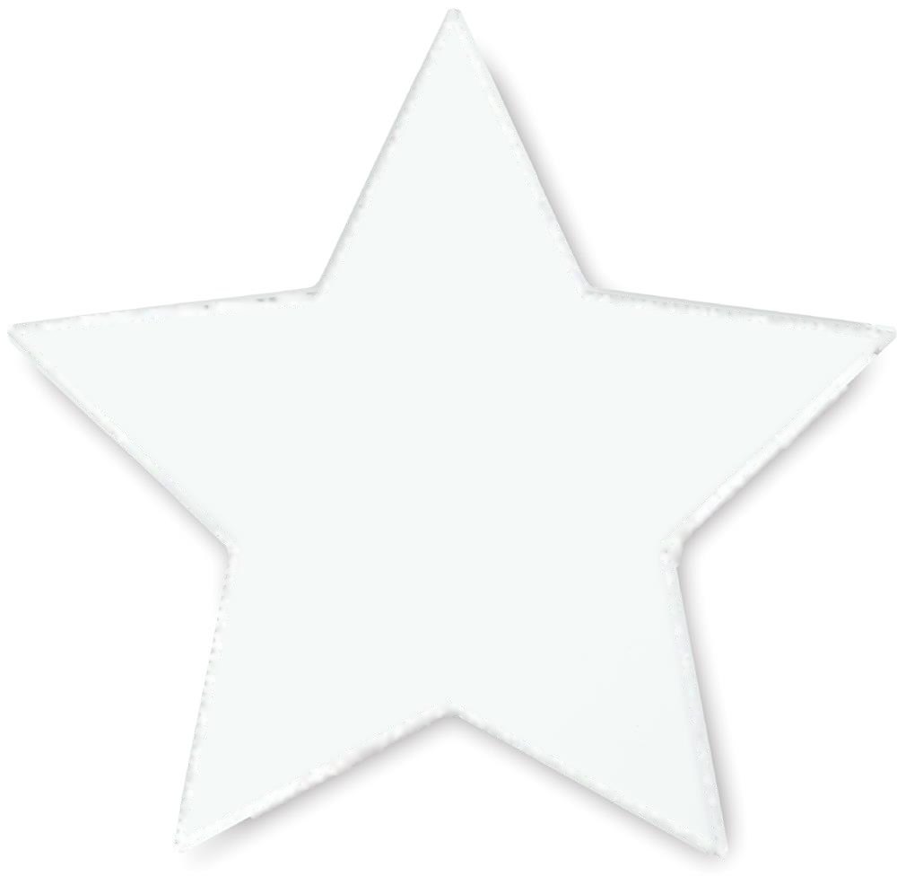 STARWARD - Glazen ster award — drukvlak zijde 2
