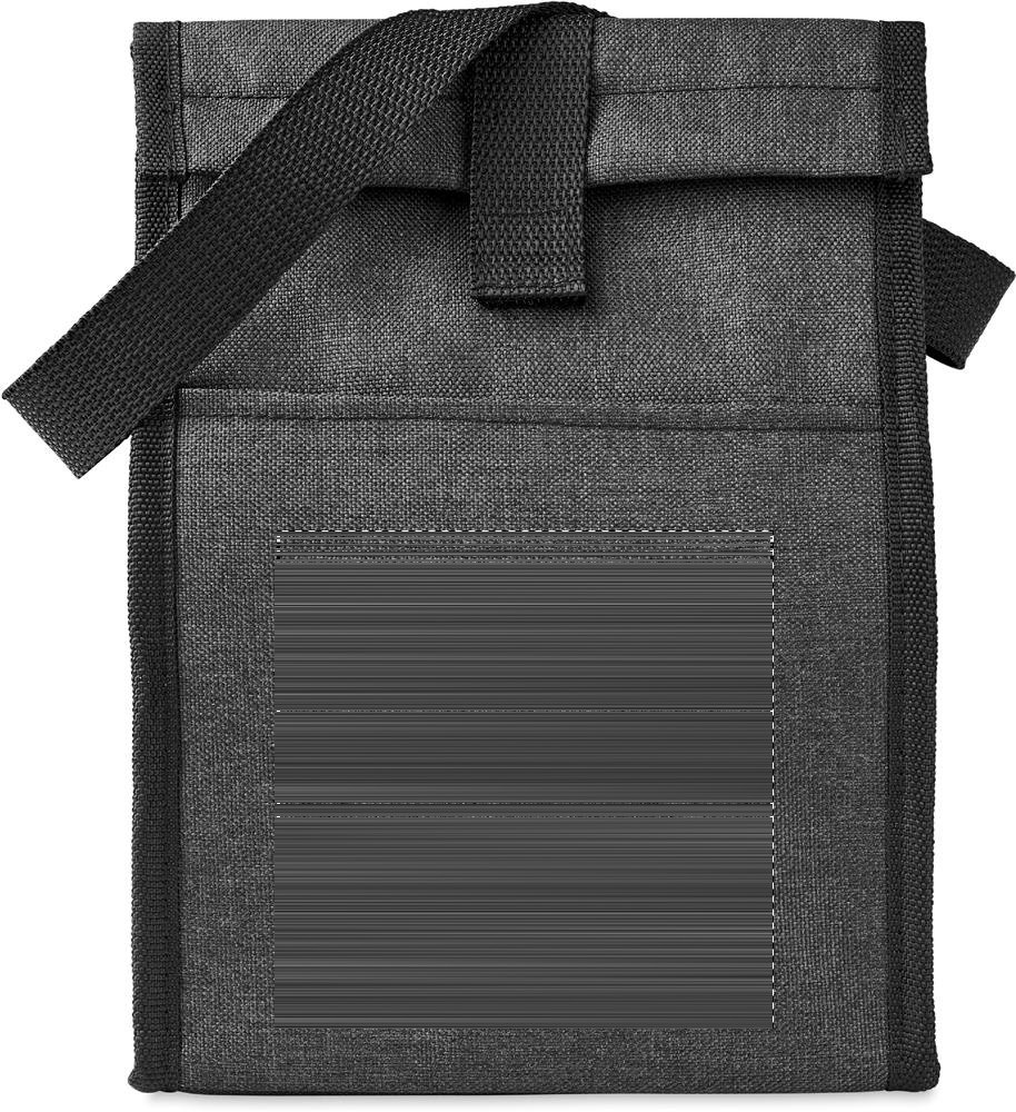 BOBE - 600D RPET koel lunchtas — drukvlak voorzijde vak