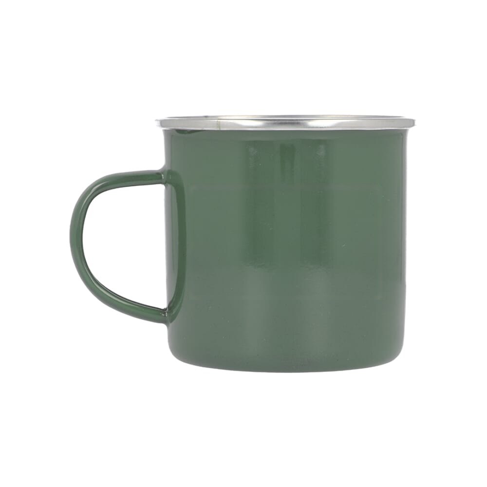Emaille mok 350ml — drukvlak rechts van het handvat