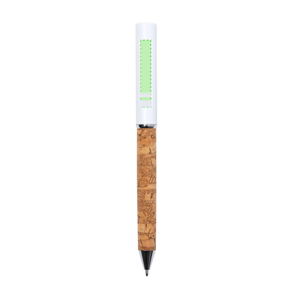 Pen Siliax — drukvlak achterzijde witte dop