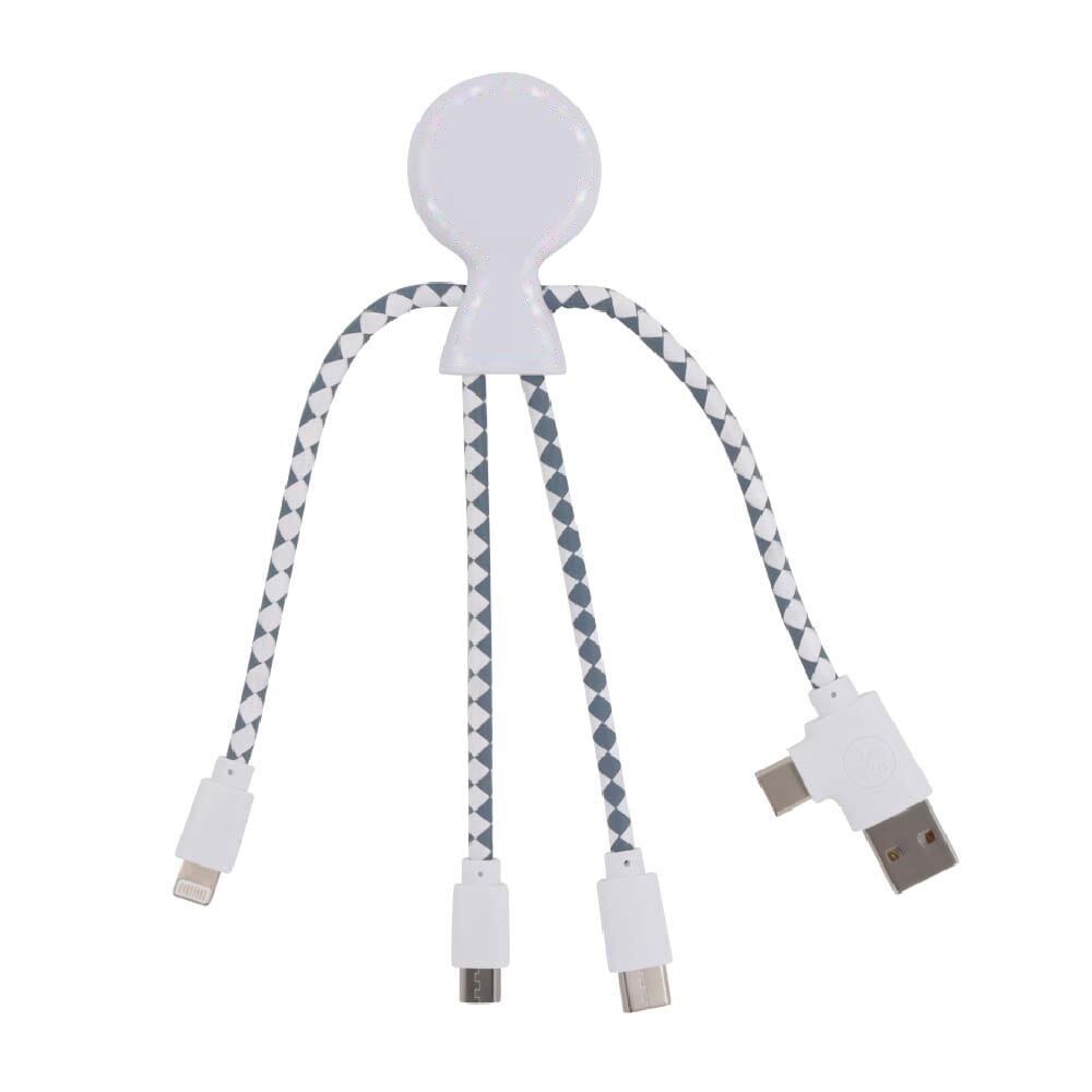 2081 | Xoopar Mr. Bio Charging cable — drukvlak voorzijde kop en body