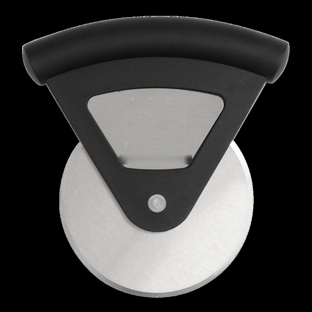 USEFUL - Pizzasnijder — drukvlak op de metalen plaatje van de handvat