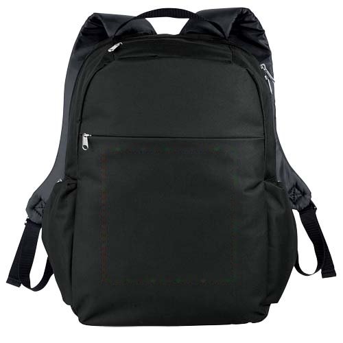 Slim 15" laptop rugzak 15L — drukvlak voorzijde