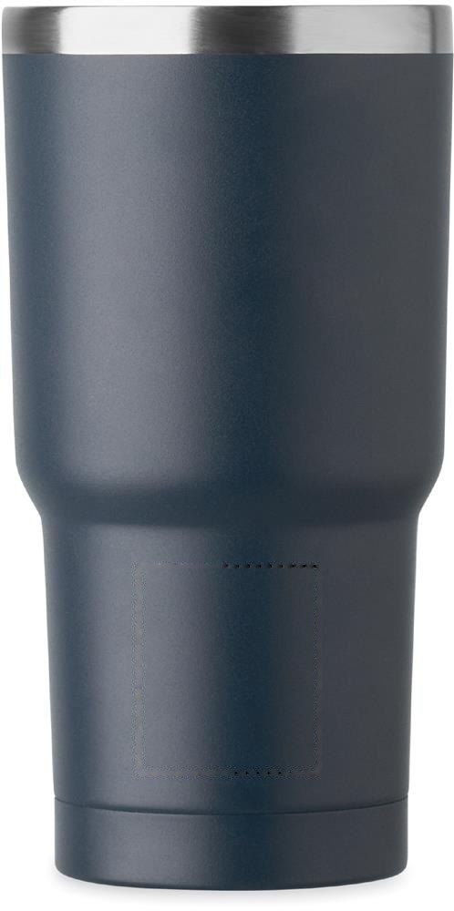 SUM - Dubbelwandige beker 500ml — drukvlak voorzijde onder