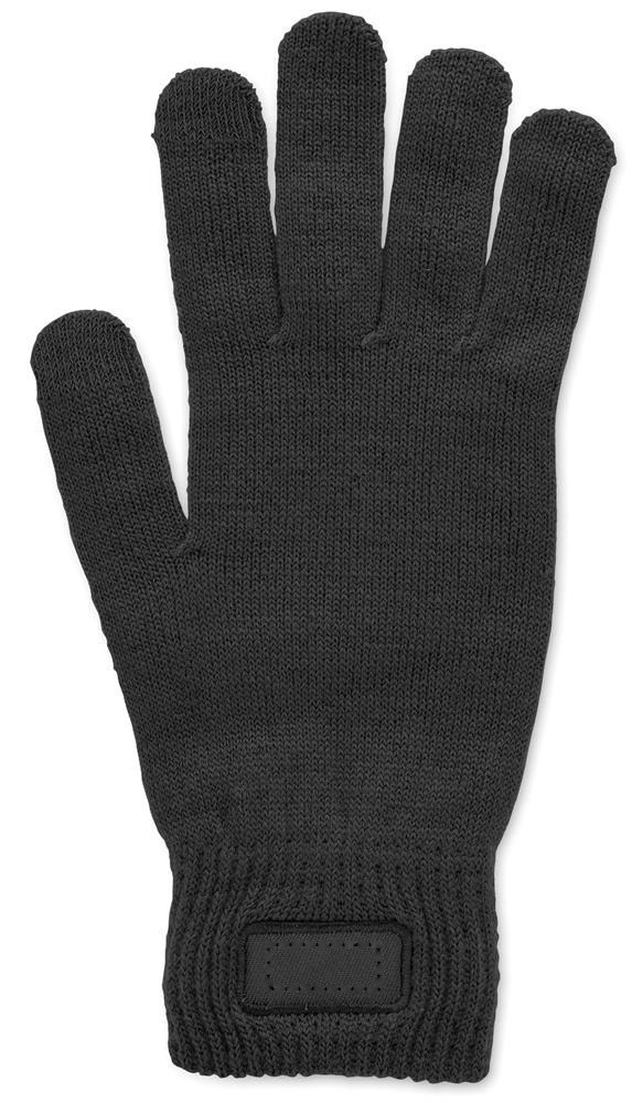 HANDNIT - Gebreide handschoenen van RPET — drukvlak glove rechts