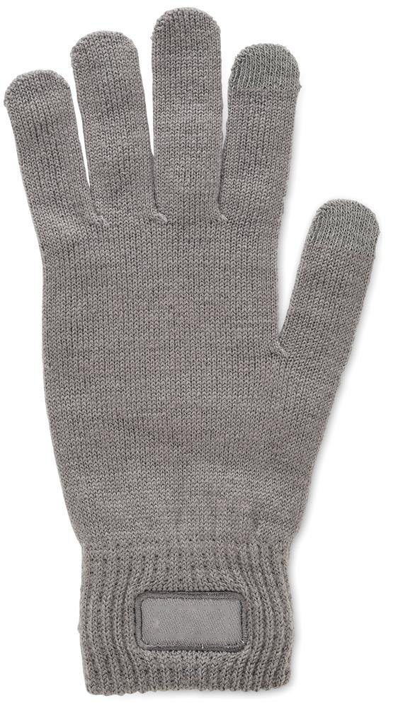HANDNIT - Gebreide handschoenen van RPET — drukvlak glove links