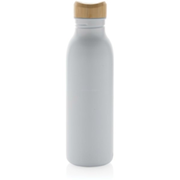 Avira Alcor RCS gerecycled RVS enkelwandige waterfles 600ML — drukvlak artikel achterzijde beneden