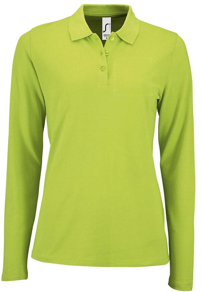 PERFECT LSL WOMEN - PERFECT DAMES LSL POLO 180 — drukvlak borst