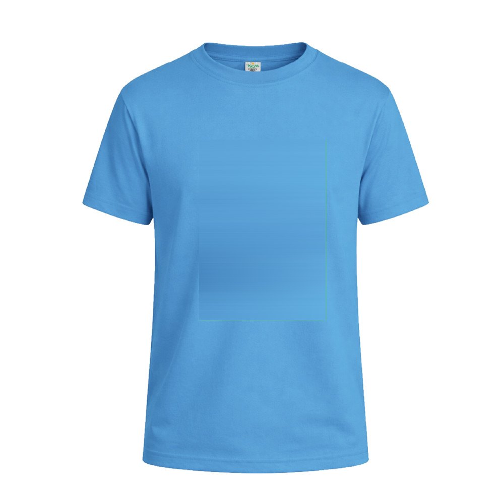 Kleuren Kinder T-Shirt "keya" YC150 — drukvlak midden op borst