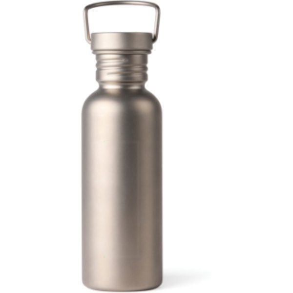 Nordic Drift Trail Ultra Light Titanium 600ml Water fles — drukvlak artikel achterzijde