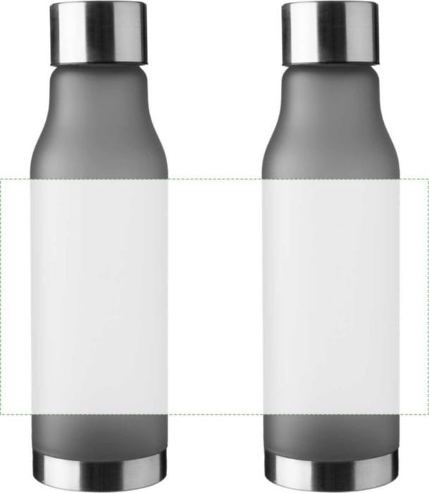 rPET drinkfles (600 ml) Ruth — drukvlak rondom