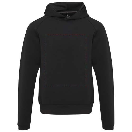 Danali 350 g/m² unisex interlock sport hoodie — drukvlak impact volledige voorzijde
