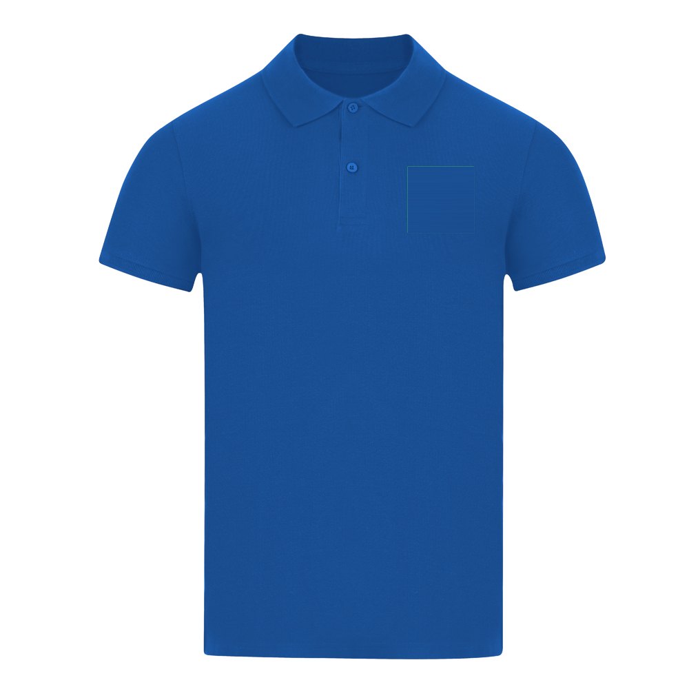 Volwassene Kleuren T-Shirt Charles — drukvlak linkerborst