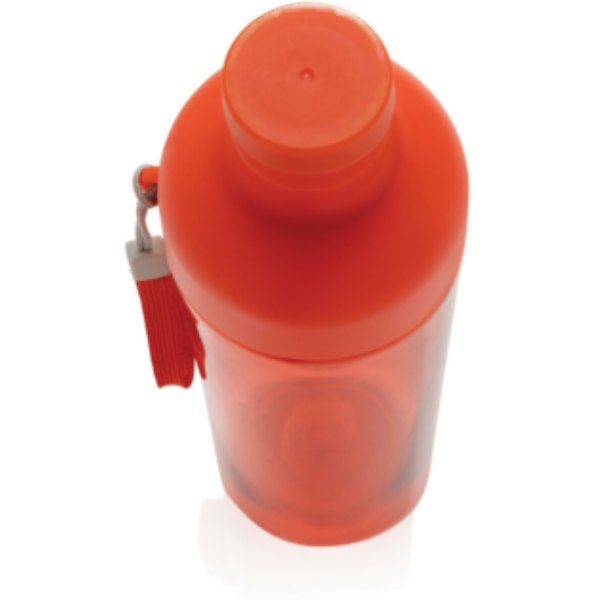 Impact RCS gerecyclede PET lekvrije waterfles 600 ml — drukvlak artikel bovenzijde