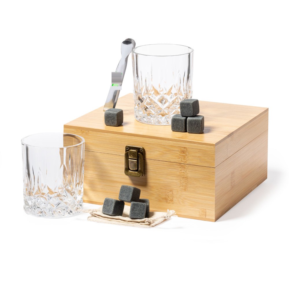 Whisky Set Steger — drukvlak op de klem