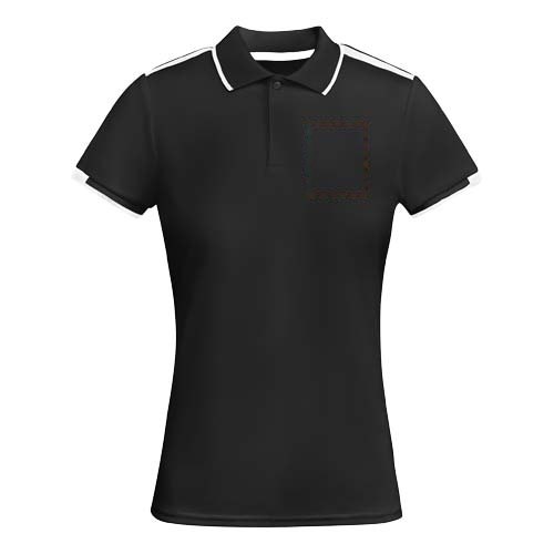 Tamil 150 g/m² sportpolo met korte mouwen voor dames — drukvlak linker borst