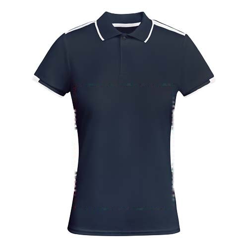 Tamil 150 g/m² sportpolo met korte mouwen voor dames — drukvlak impact volledige voorzijde