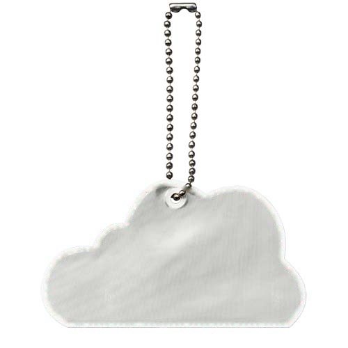 RFX™ Reflecterende hanger wolk — drukvlak achterkant (op reflecterende laag)