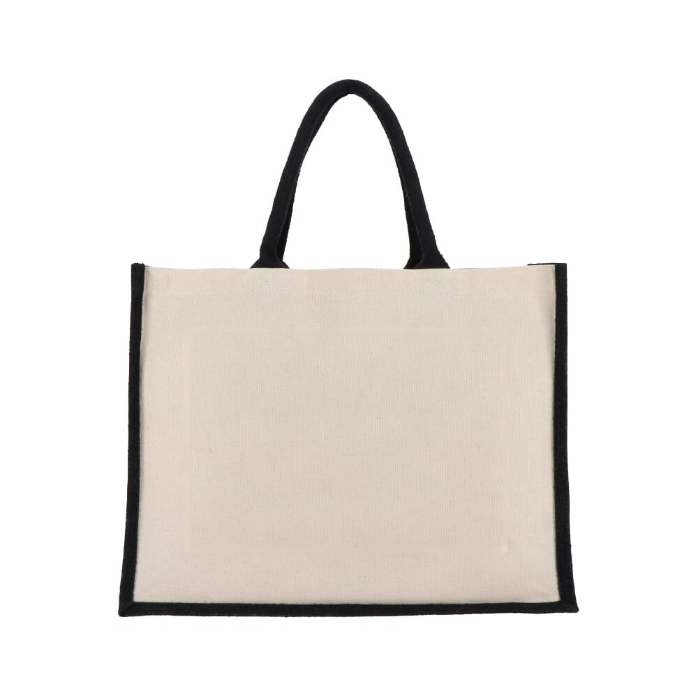 Jute-Katoen Tote OEKO-TEX® 42.5 x 19 x 32cm 320g/m² — drukvlak midden op de voorkant