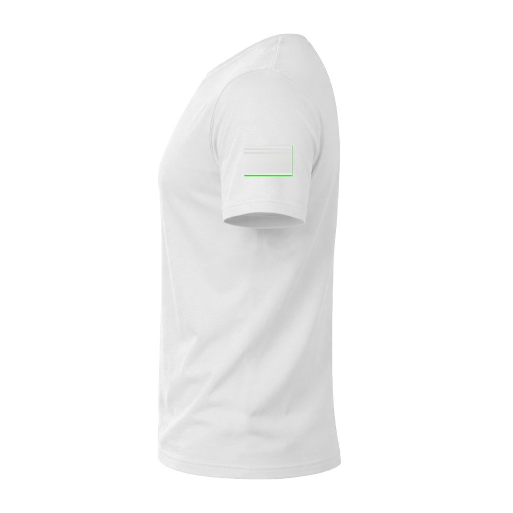 Volwassene Wit T-Shirt "keya" MC130 — drukvlak linkermouw