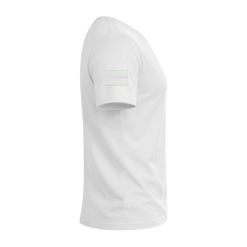 Volwassene Wit T-Shirt "keya" MC130 — drukvlak rechtermouw