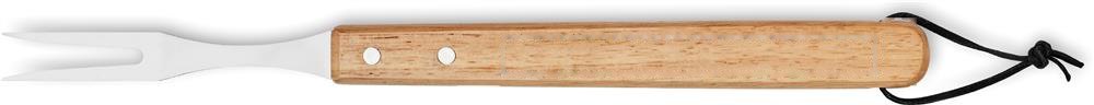 SMOKEY - Eikenhouten barbecueset — drukvlak fork