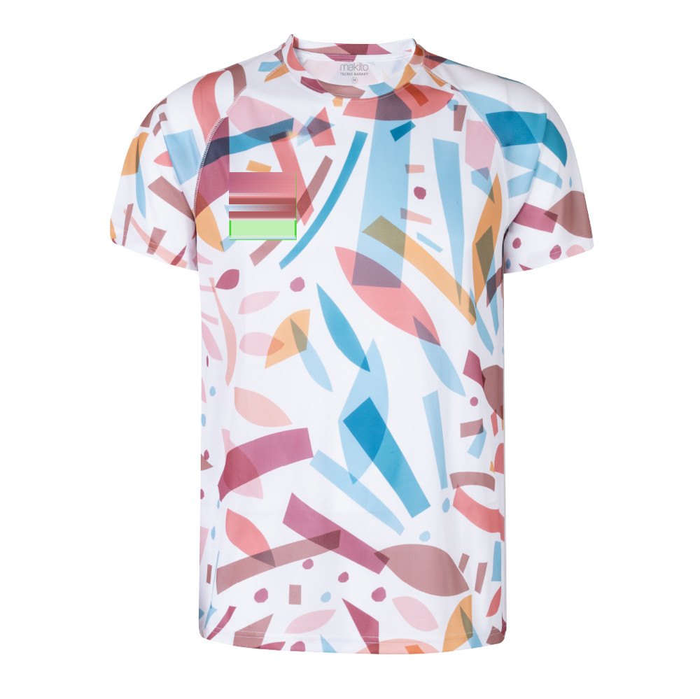 T-Shirt Volwassene Tecnic Baraky — drukvlak rechterborst