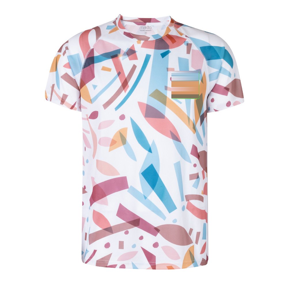 T-Shirt Volwassene Tecnic Baraky — drukvlak linkerborst