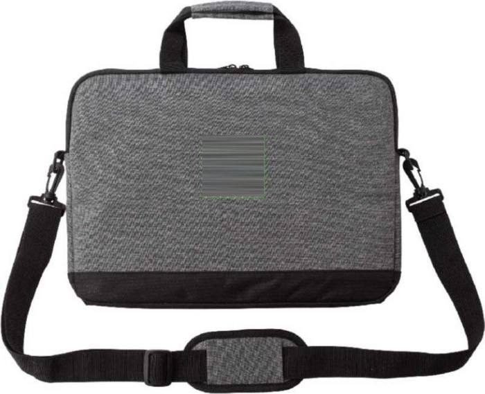 Laptoptas | Polyester 600D | 15 inch | Tweekleurig — drukvlak achterzijde