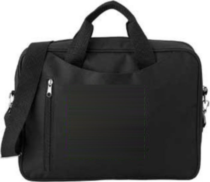 Polyester (600D) laptoptas Valerie — drukvlak voorzijde