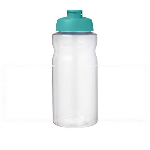 H2O Active® Big Base 1 l drinkfles met klapdeksel — drukvlak rondom