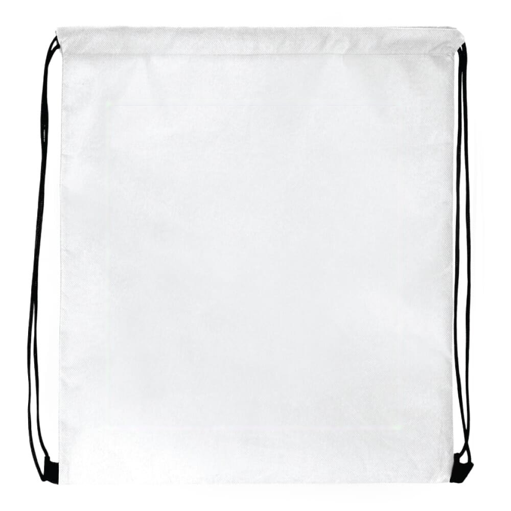 R-PET Rugzak non-woven 38 x 42cm 75g/m² — drukvlak voorzijde