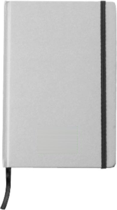 Notitieboek Gianni | Gerecycled karton | A5 | Gelinieerd — drukvlak voorzijde