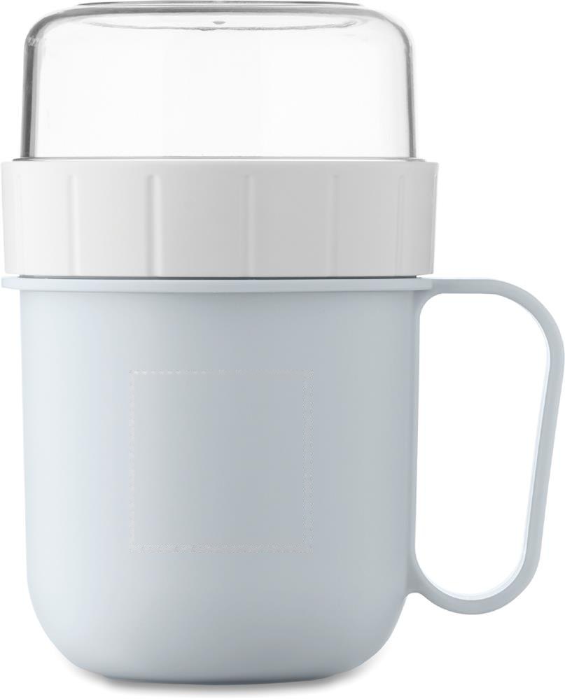 CUP ON GO - Meeneembeker in PP 450ml — drukvlak rechtshandig
