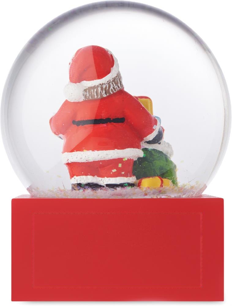 SANTISIMO - Sneeuwbol ornament — drukvlak achterkant van de voet