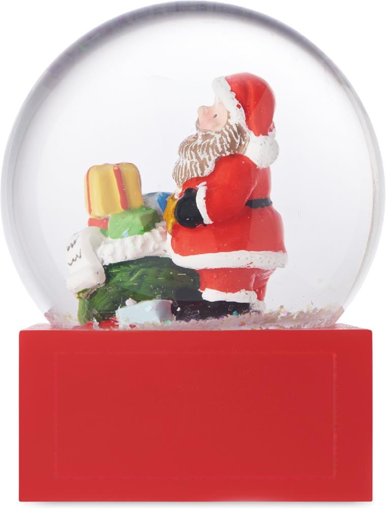 SANTISIMO - Sneeuwbol ornament — drukvlak rechterkant van de voet