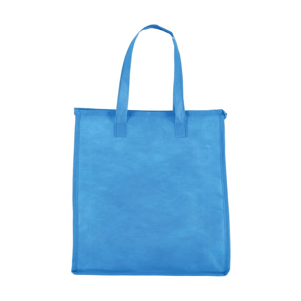 R-PET koeltas, non-woven, 33 x 25,5 x 37 cm, 75 g/m² — drukvlak op de achterkant