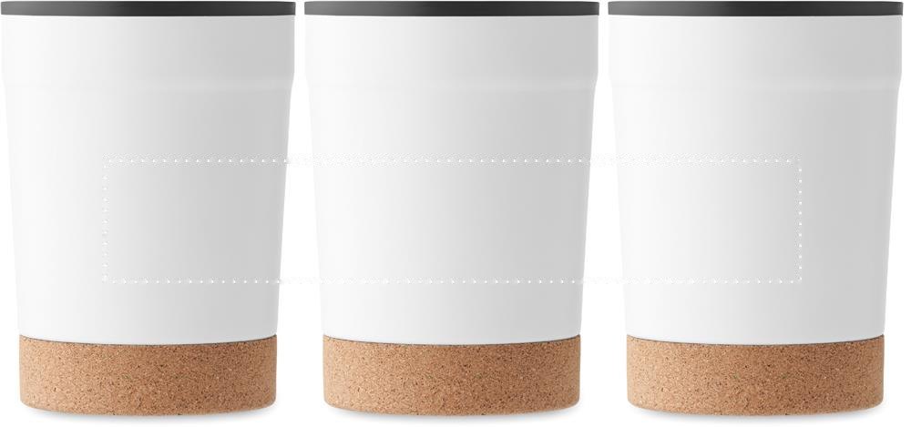 NOMU - Dubbelwandige beker 300ml — drukvlak drukvlak 1