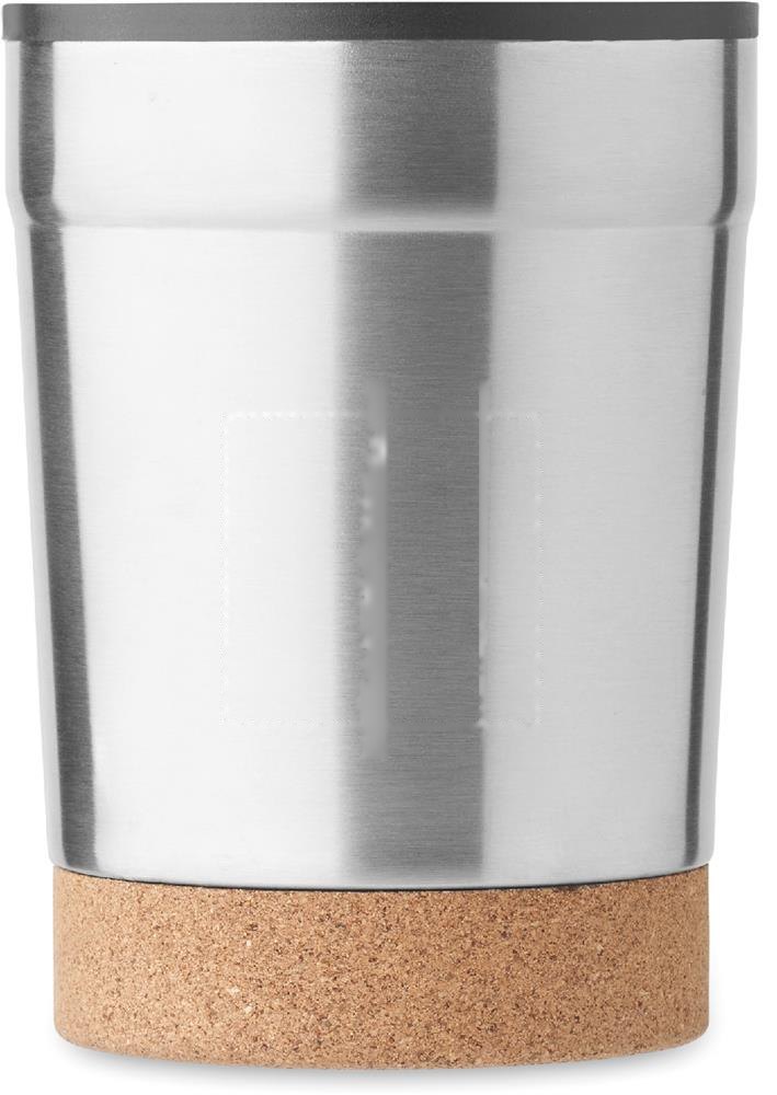 NOMU - Dubbelwandige beker 300ml — drukvlak achterzijde