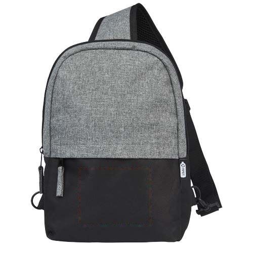 Reclaim GRS gerecyclede tweekleurige sling 3,5 L — drukvlak vak