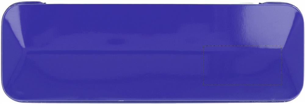 ALUCOLOR - Aluminium schrijfset — drukvlak doos corner