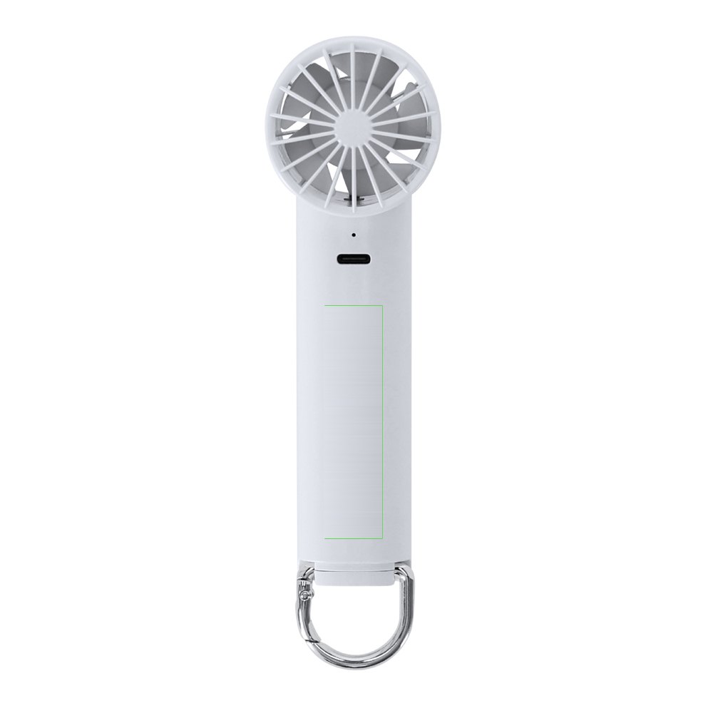 Ventilator Somarik — drukvlak achterzijde van handvat