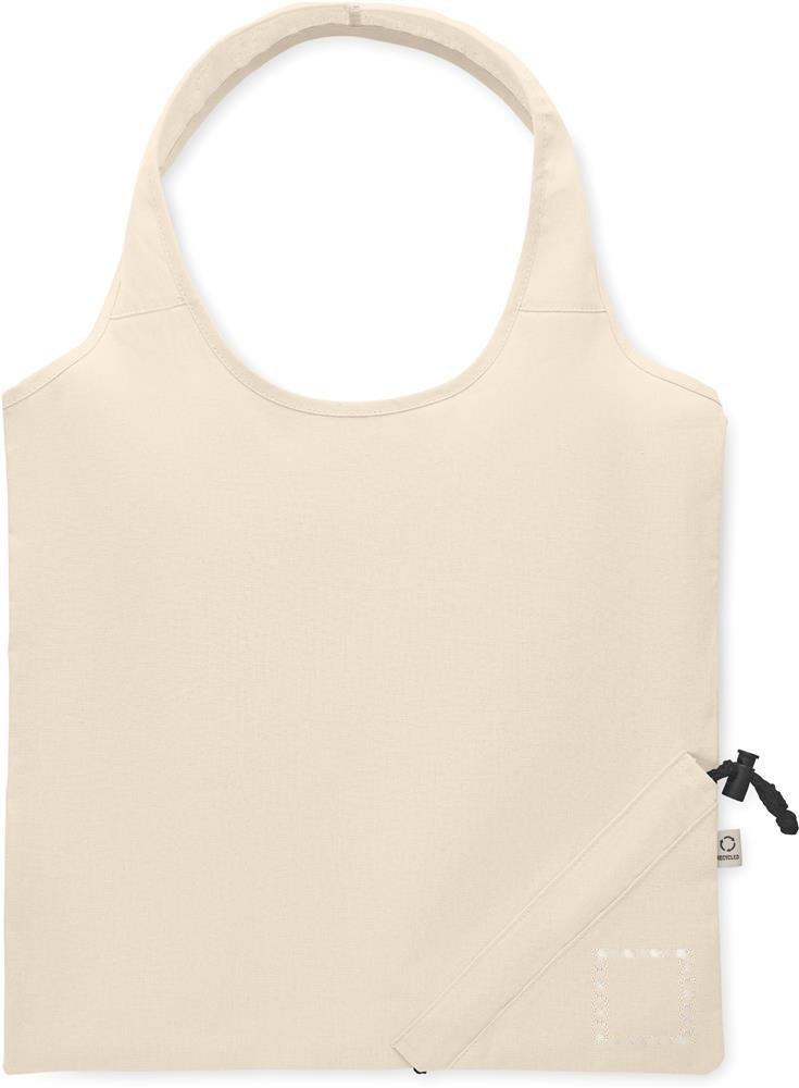 CARRIE - Opvouwbare boodschappentas 140g — drukvlak small tas