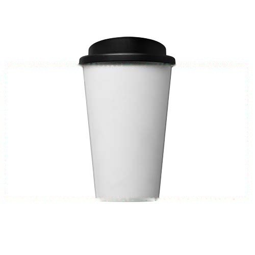 Brite-Americano® Recycled 350 ml geïsoleerde beker — drukvlak rondom