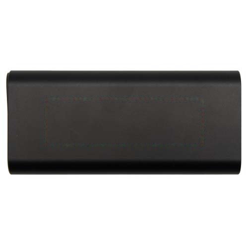 Acamar powerbank van 20.000 mAh 70 W voor laptops van gerecycled aluminium — drukvlak bovenzijde