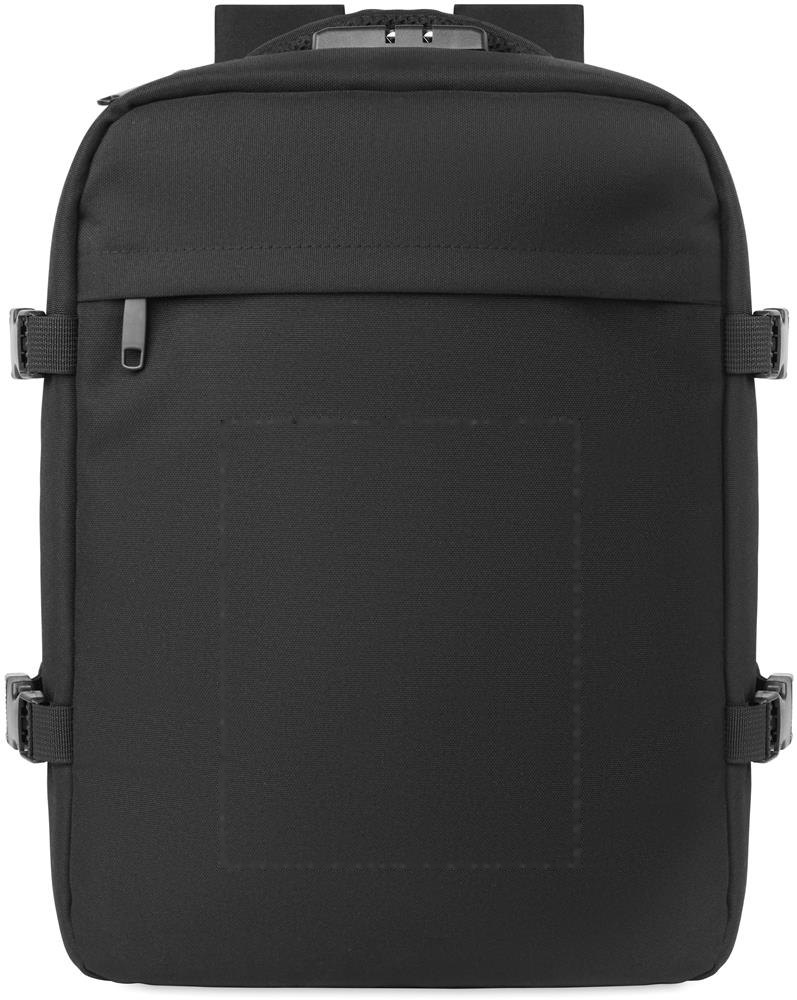 LOCK&GO - 15" RPET rugzakslot 20L — drukvlak voorzijde vak 1