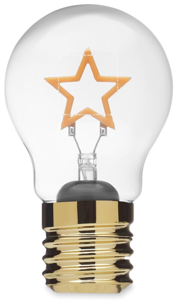 LUMIGLOW - Decoratieve LED-lamp — drukvlak midden op het glas