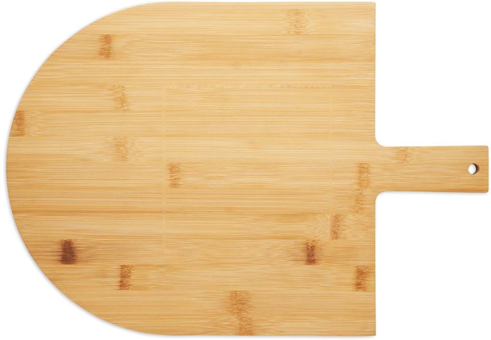 NAPOLITANA - Bamboe pizzabord & snijder — drukvlak board zijde 3